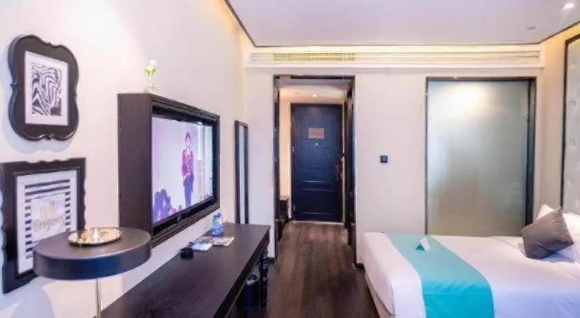 Bed in Xana Hotelle Nanchang Tengwang Pavilion Qingshan Road Metro Station