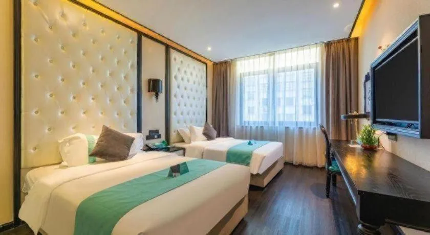 Bed in Xana Hotelle Nanchang Tengwang Pavilion Qingshan Road Metro Station