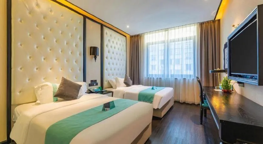 Bed in Xana Hotelle Nanchang Tengwang Pavilion Qingshan Road Metro Station