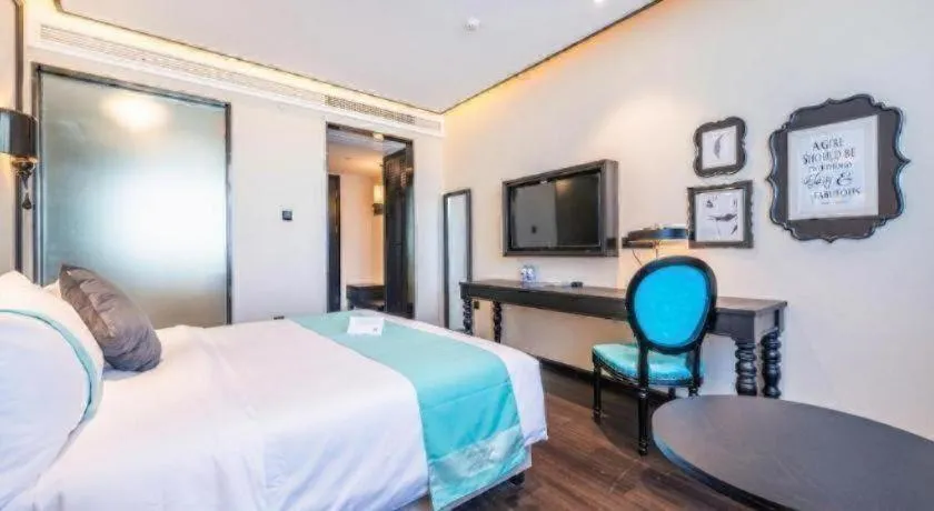 Bed in Xana Hotelle Nanchang Tengwang Pavilion Qingshan Road Metro Station