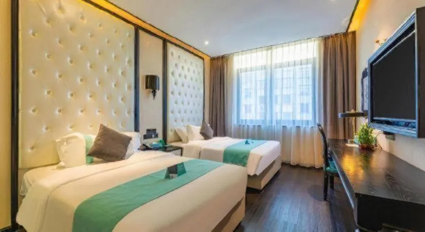 Bed in Xana Hotelle Nanchang Tengwang Pavilion Qingshan Road Metro Station