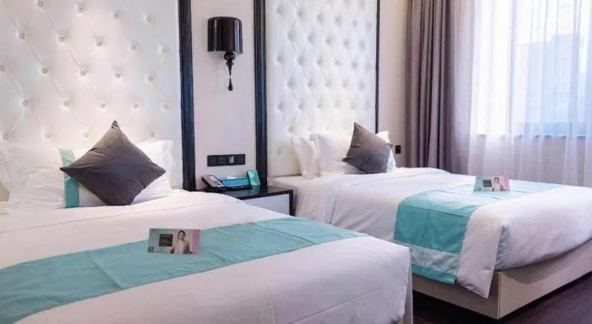 Bed in Xana Hotelle Nanchang Tengwang Pavilion Qingshan Road Metro Station