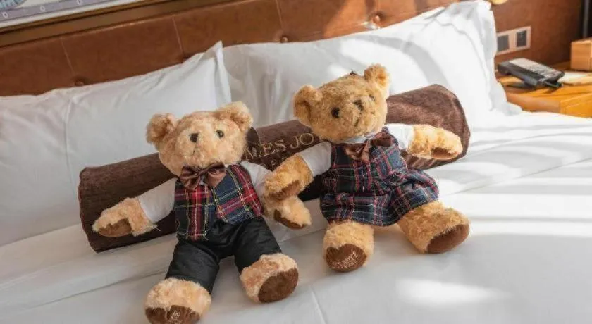 Bed in James Joyce Coffetel Anyang Railway Station Wenfeng Avenue Yinxu Scenic Spot