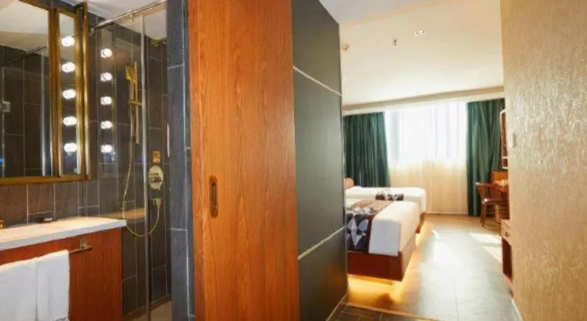 Bed in James Joyce Coffetel Tianjin Railway Station