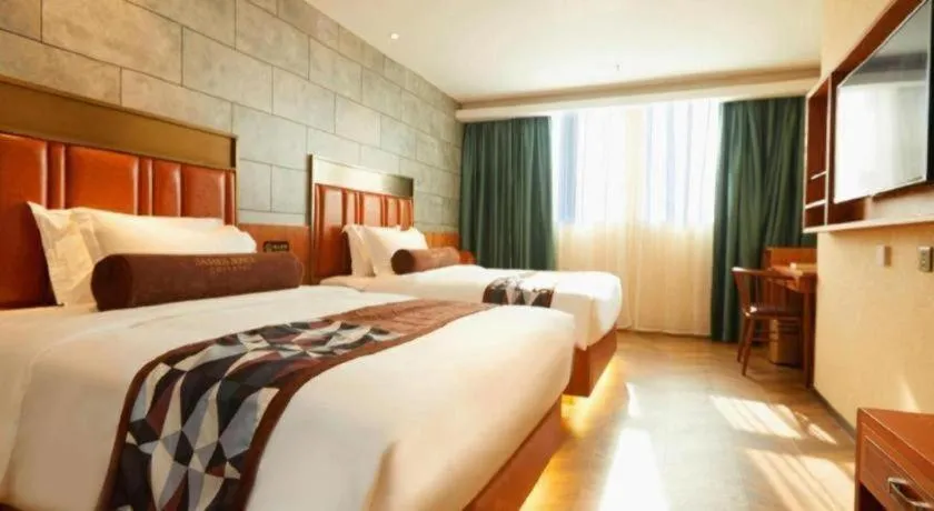 Bed in James Joyce Coffetel Tianjin Railway Station