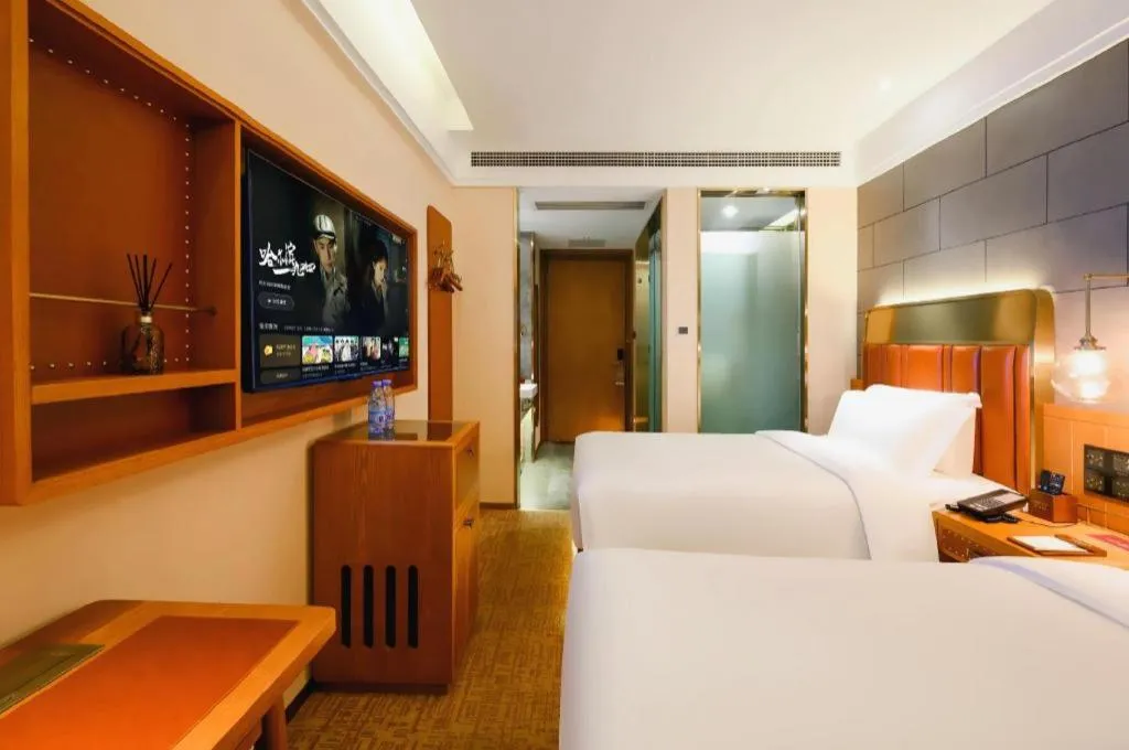 Bed in James Joyce Coffetel Tianjin Railway Station