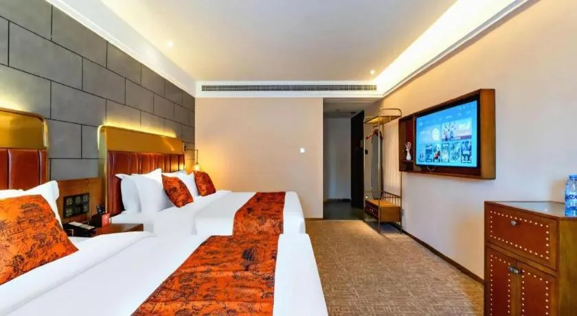 Bed in James Joyce Coffetel Tianjin Railway Station