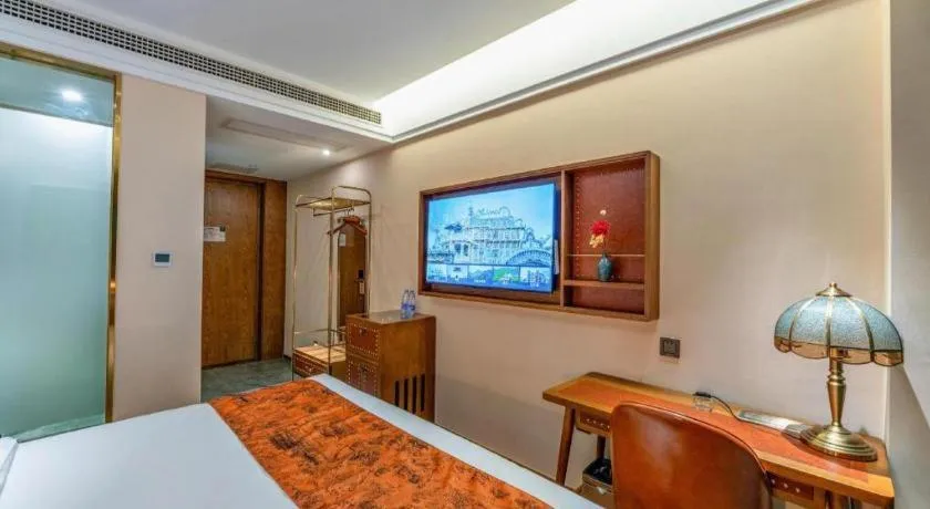 Bed in James Joyce Coffetel Tianjin Railway Station