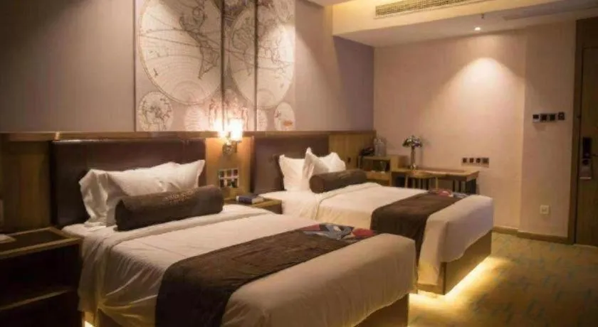 Bed in James Joyce Coffetel Tianjin Railway Station