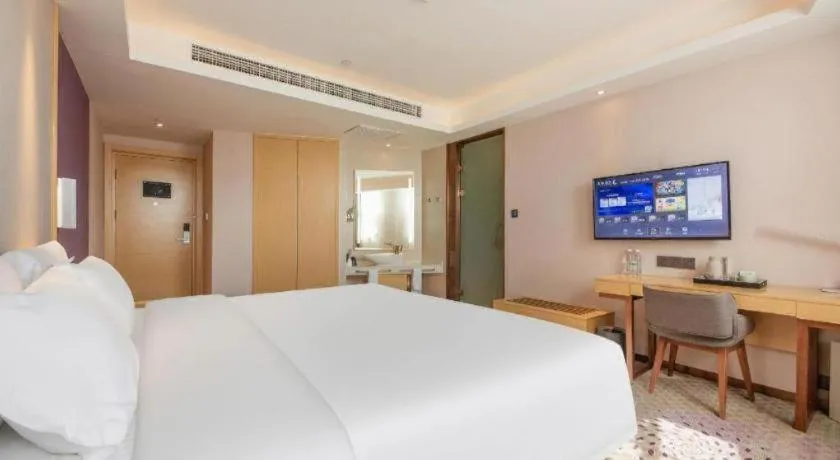 Bed in Lavande Hotels Jinzhong Youjian Pingyao