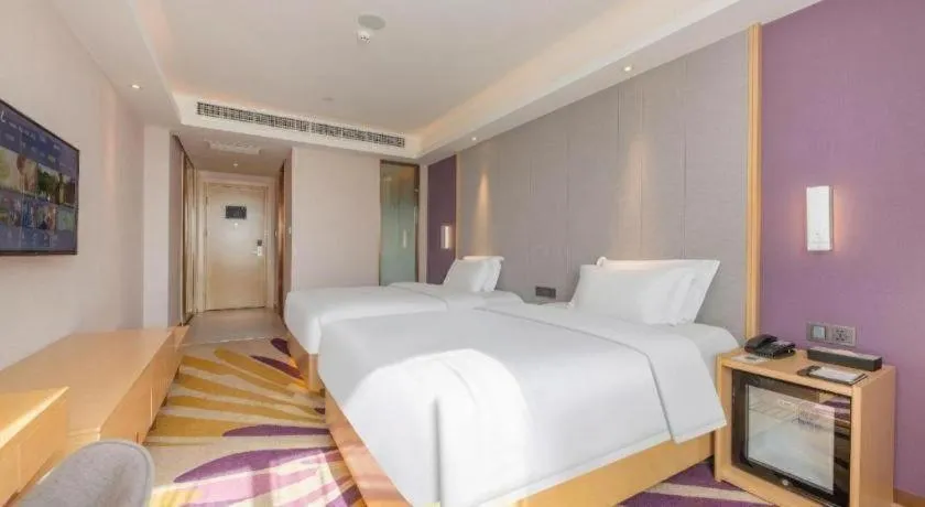 Bed in Lavande Hotels Jinzhong Youjian Pingyao