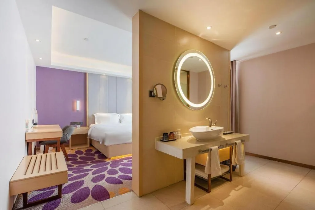 Bed in Lavande Hotels Jinzhong Youjian Pingyao