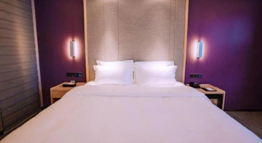 Bed in Lavande Hotels Jinzhong Youjian Pingyao