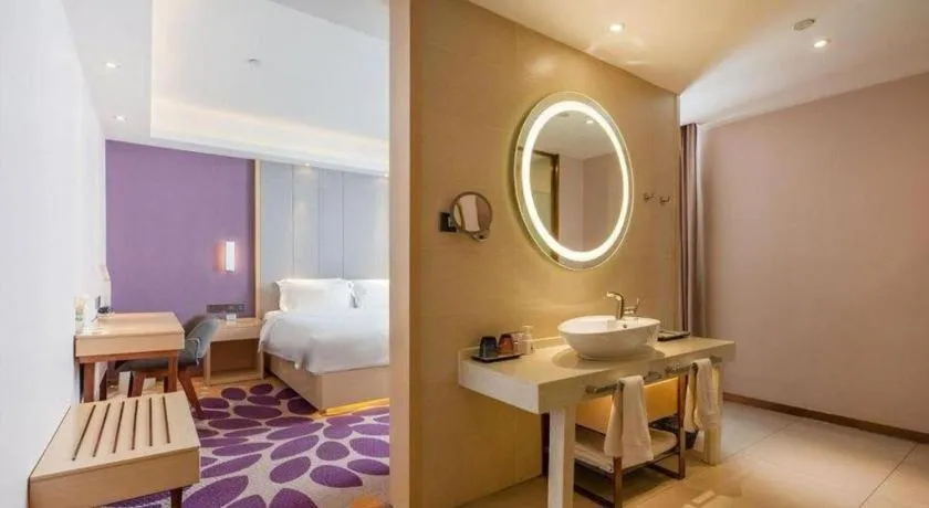 Bed in Lavande Hotels Jinzhong Youjian Pingyao