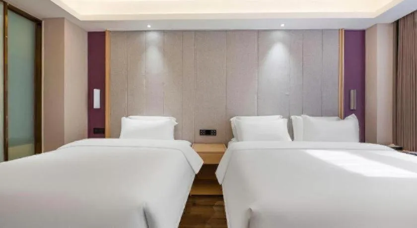 Bed in Lavande Hotels Jinzhong Youjian Pingyao