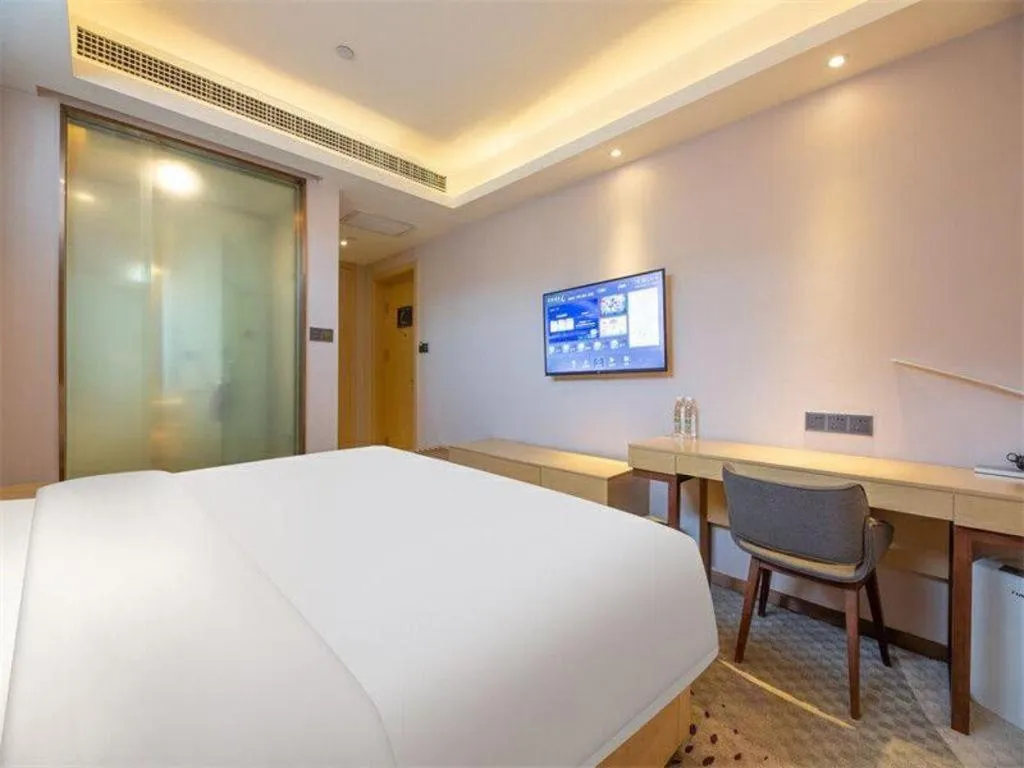 Bed in Lavande Hotels Jinzhong Youjian Pingyao