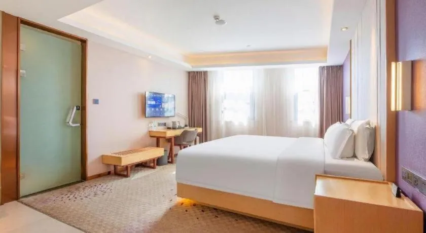 Bed in Lavande Hotels Jinzhong Youjian Pingyao