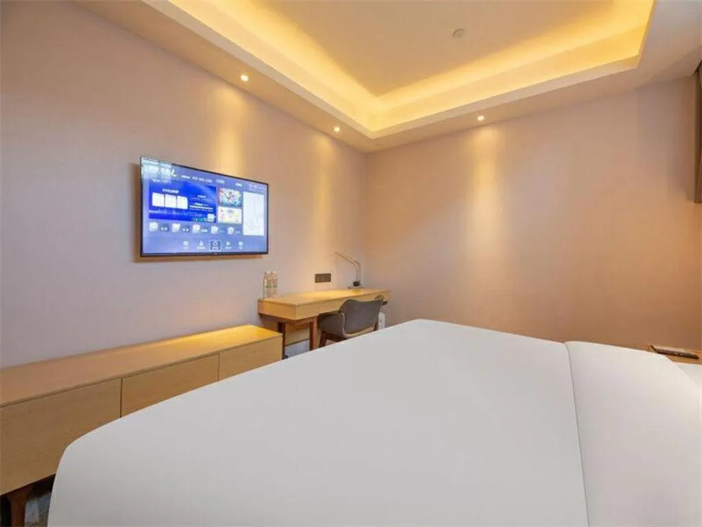 Bed in Lavande Hotels Jinzhong Youjian Pingyao