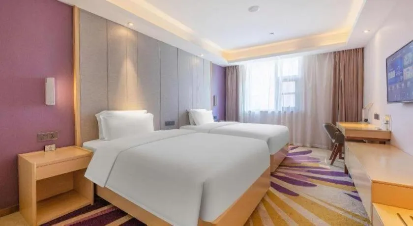 Bed in Lavande Hotels Jinzhong Youjian Pingyao