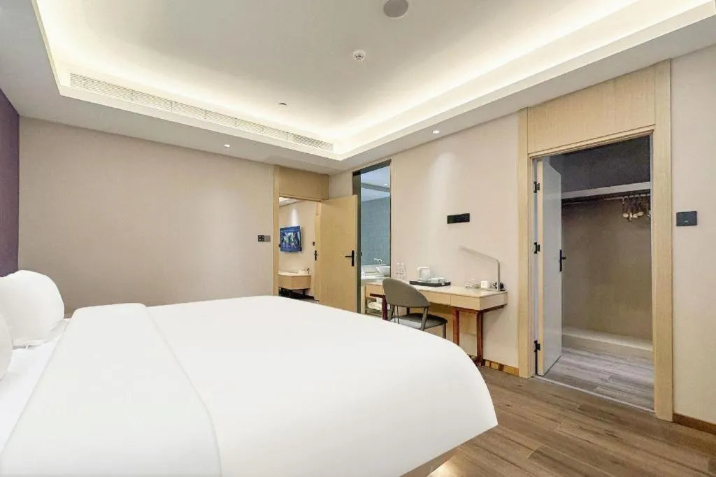 Bed in Lavande Hotels Jinzhong Youjian Pingyao