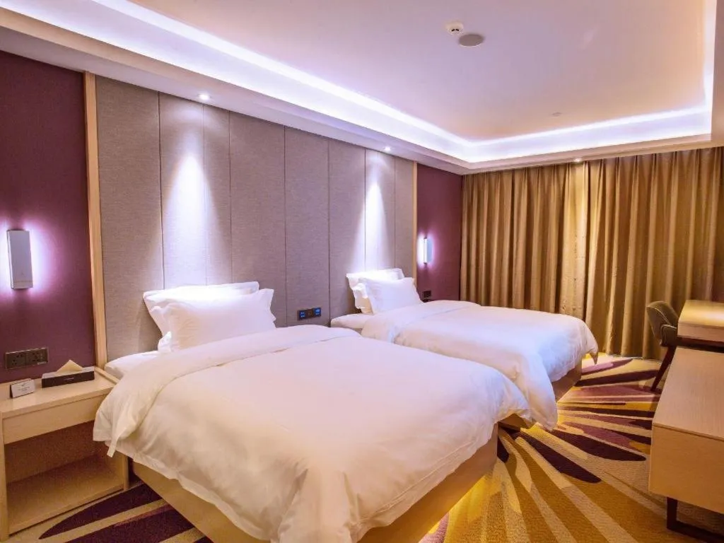 Bed in Lavande Hotels Jinzhong Youjian Pingyao