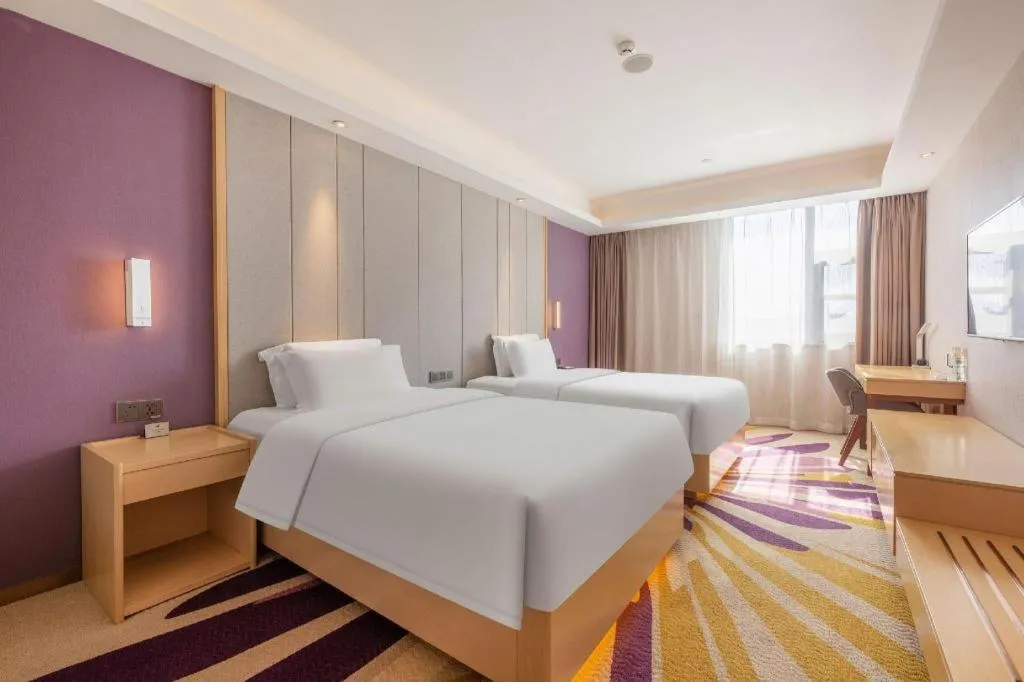 Bed in Lavande Hotels Jinzhong Youjian Pingyao