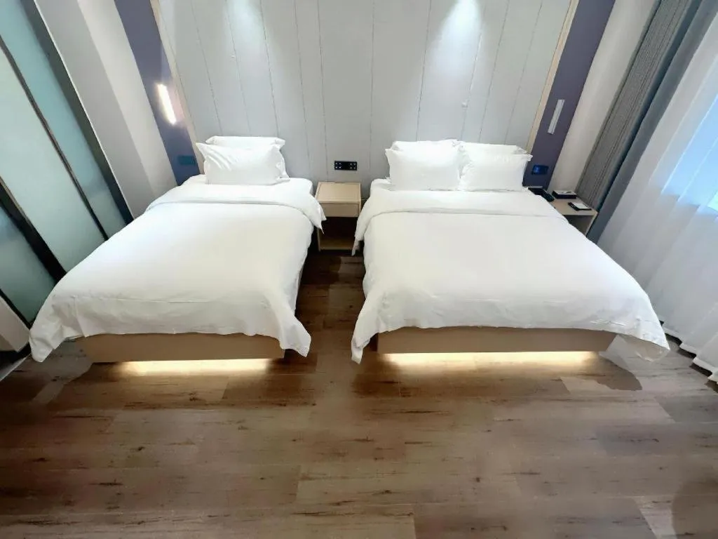 Bed in Lavande Hotels Jinzhong Youjian Pingyao