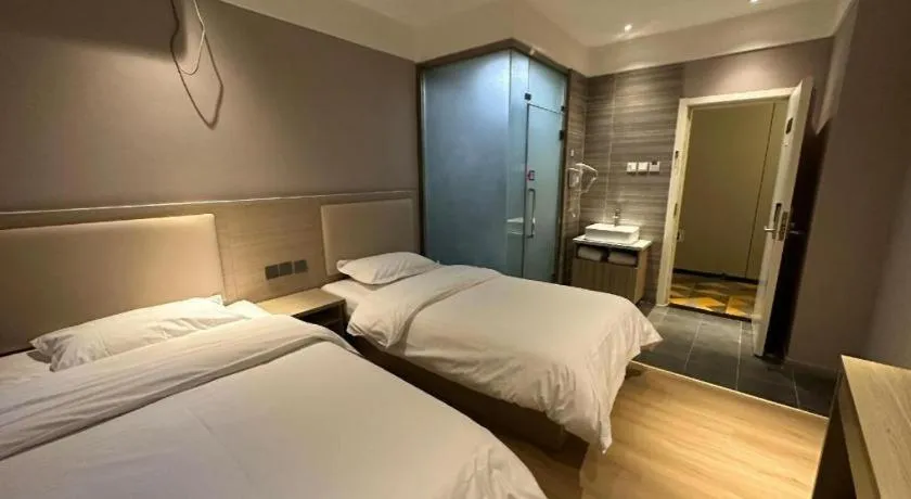 Bed in PAI Hotels Beijing Tongzhou Majuqiao