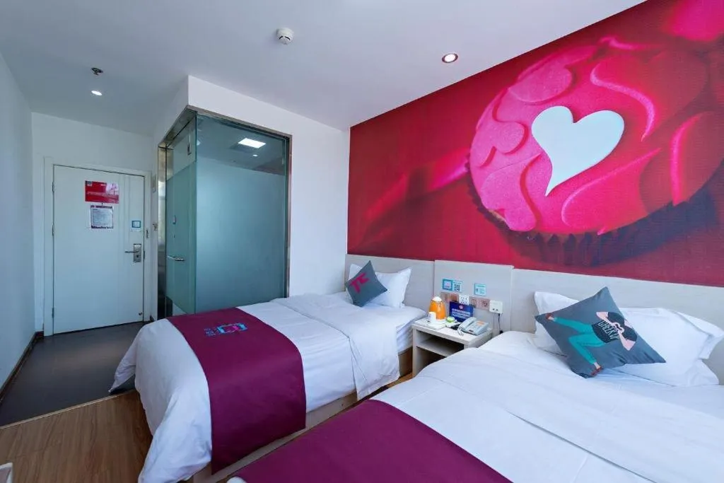 Bed in PAI Hotels Beijing Tongzhou Majuqiao