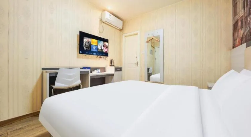 Bed in PAI Hotels Beijing Tongzhou Majuqiao