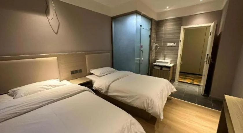 Bed in PAI Hotels Beijing Tongzhou Majuqiao