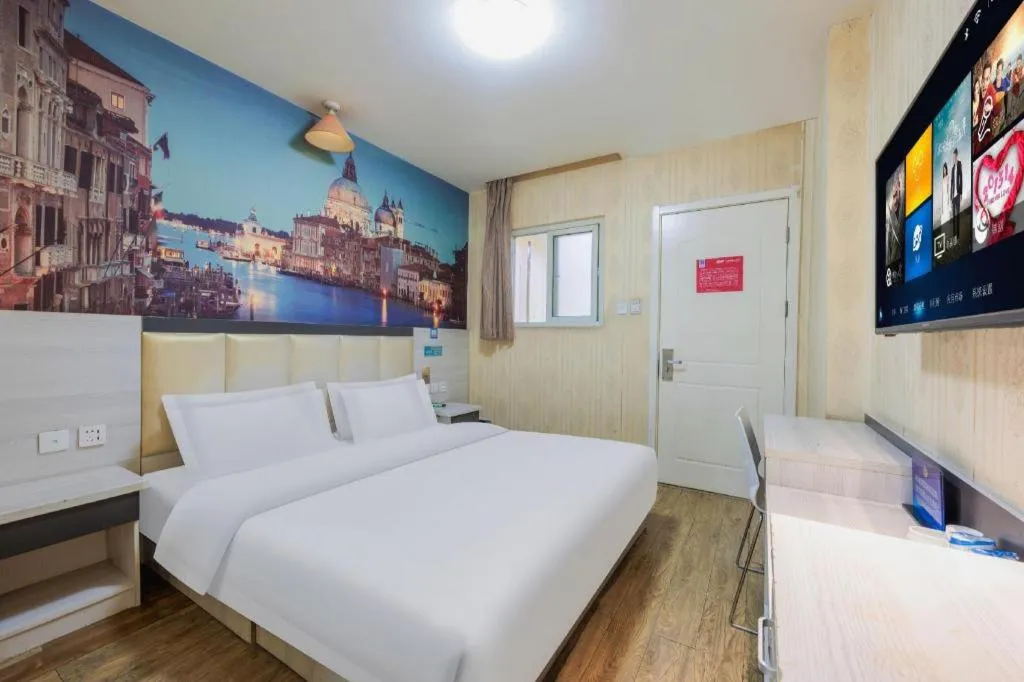 Bed in PAI Hotels Beijing Tongzhou Majuqiao