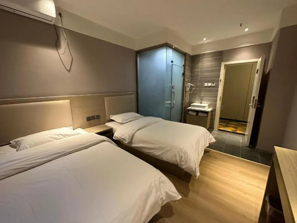 Bed in PAI Hotels Beijing Tongzhou Majuqiao