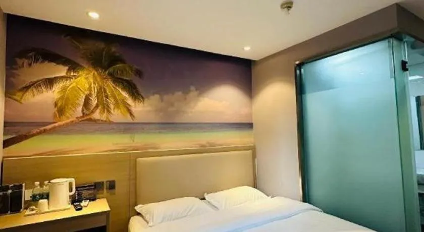 Bed in PAI Hotels Beijing Tongzhou Majuqiao