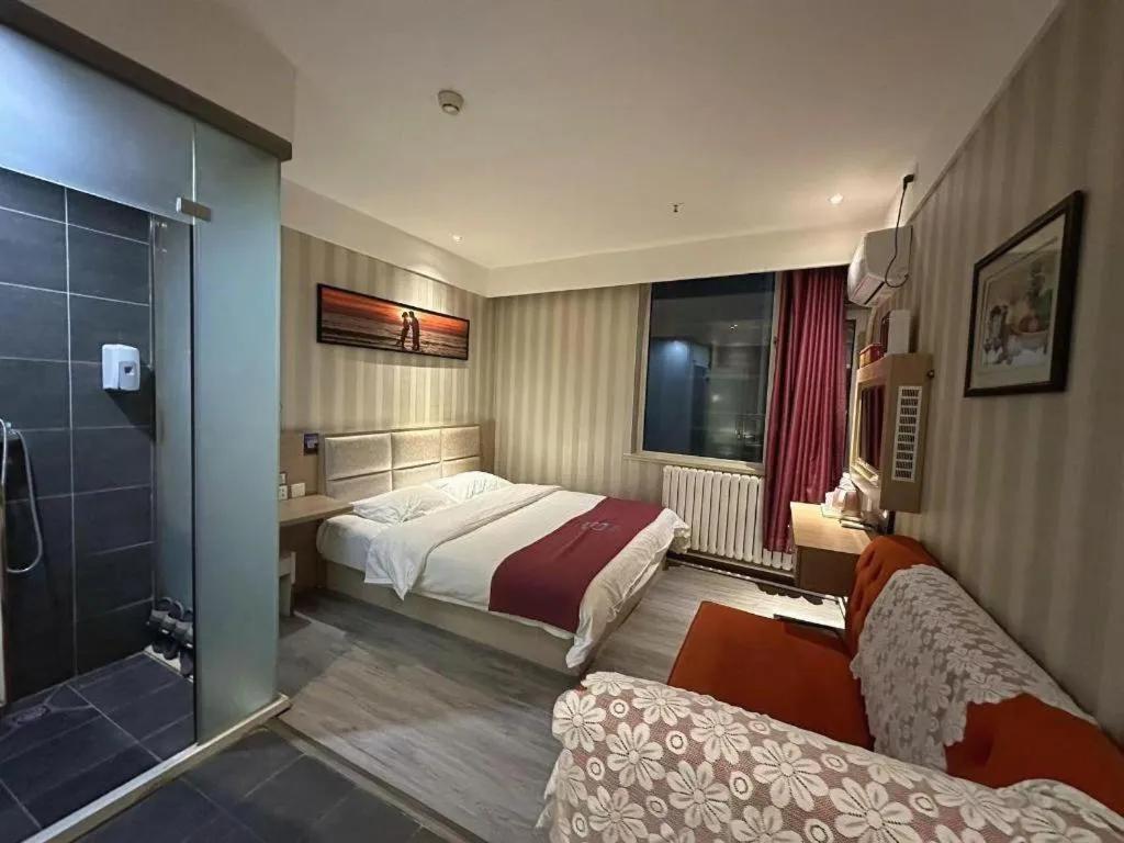 Bed in PAI Hotels Beijing Tongzhou Majuqiao