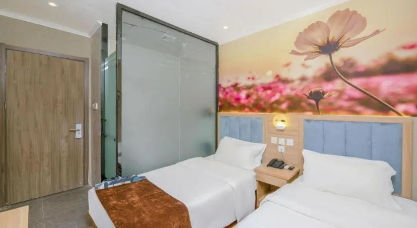 Bed in PAI Hotels Beijing Tongzhou Majuqiao