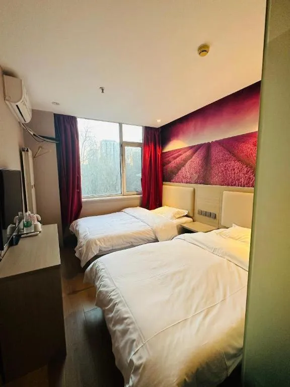 Bed in PAI Hotels Beijing Tongzhou Majuqiao