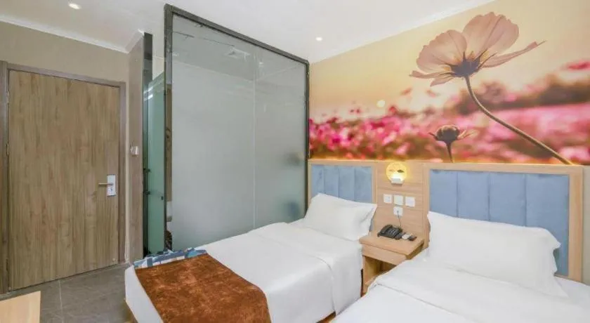 Bed in PAI Hotels Beijing Tongzhou Majuqiao