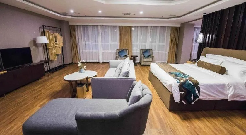 Bed in James Joyce Coffetel Jilin Railway Station Fortune Plaza