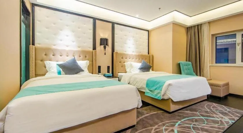 Bed in Xana Hotelle Tianjin Binjiang Road Heping Road Metro Station Quanyechang