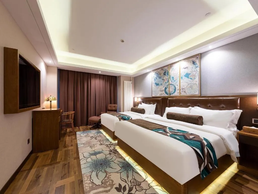 Bed in James Joyce Coffetel Harbin West High-speed Railway Station Wanda Plaza