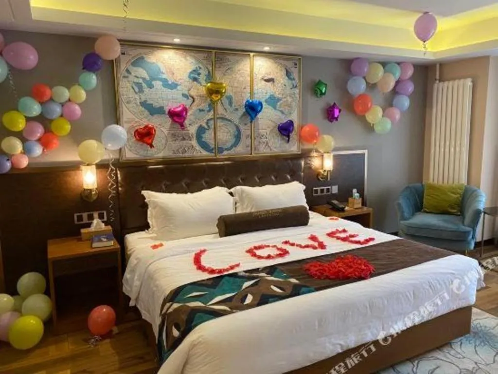 Bed in James Joyce Coffetel Harbin West High-speed Railway Station Wanda Plaza