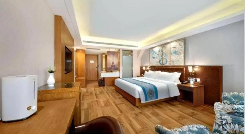 Bed in James Joyce Coffetel Harbin West High-speed Railway Station Wanda Plaza