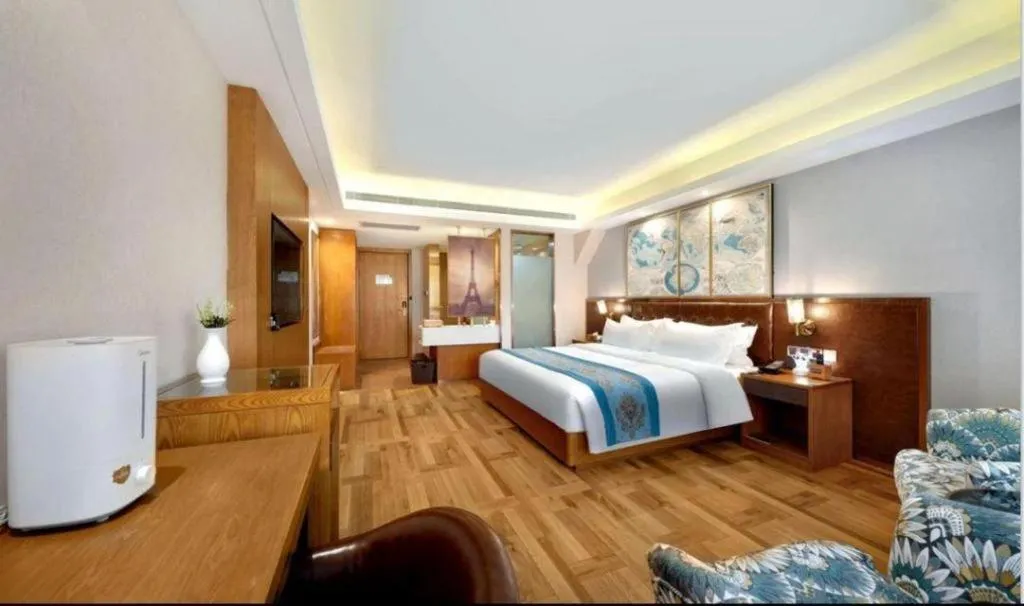 Bed in James Joyce Coffetel Harbin West High-speed Railway Station Wanda Plaza