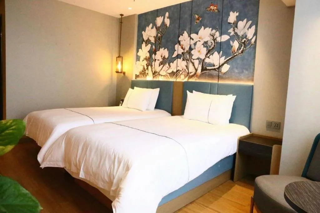 Bed in Magnotel Hengshui Lake Jizhou Middle School