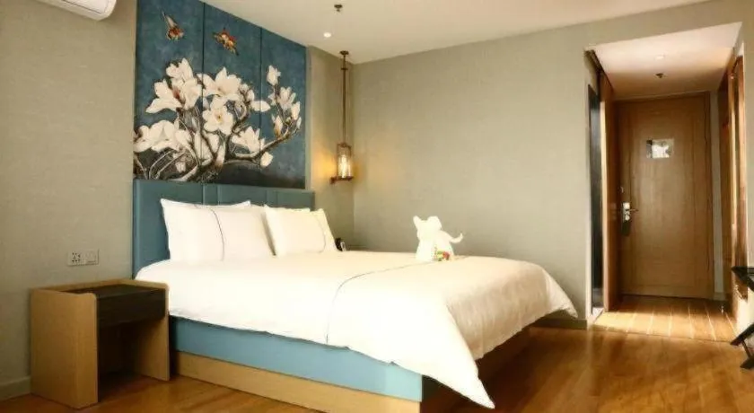 Bed in Magnotel Hengshui Lake Jizhou Middle School