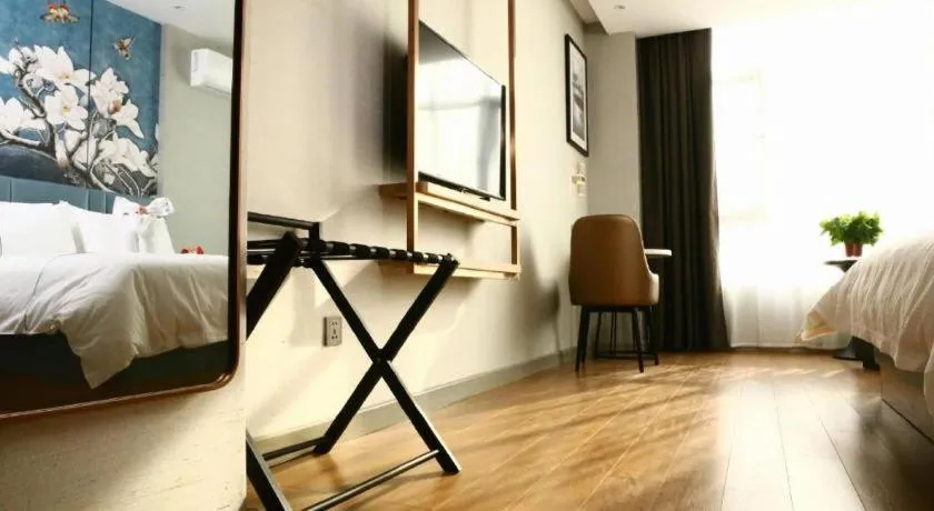 Bed in Magnotel Hengshui Lake Jizhou Middle School