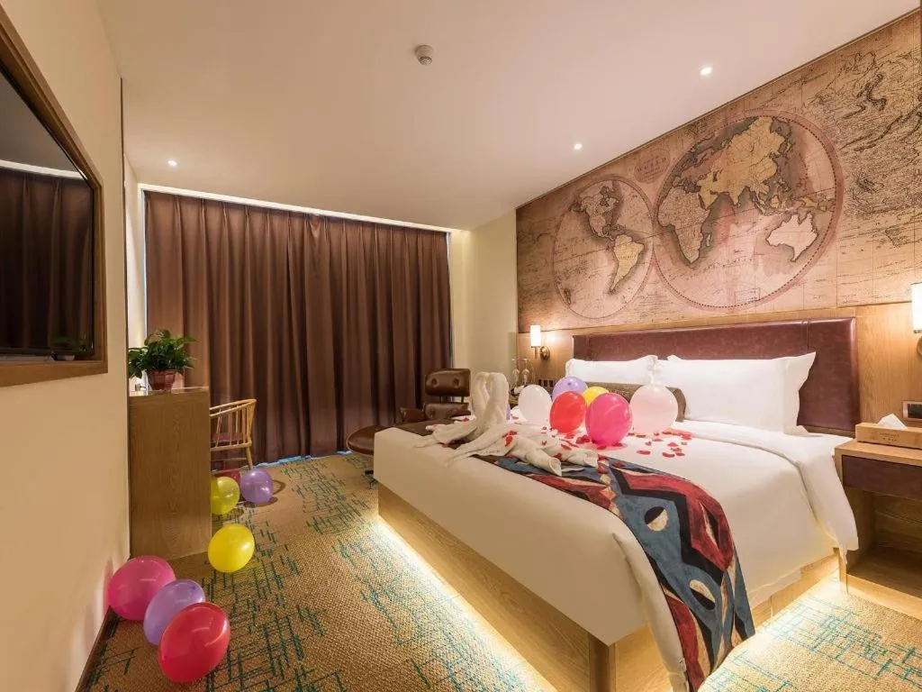 Bed in James Joyce Coffetel Tangshan Zunhua Film City