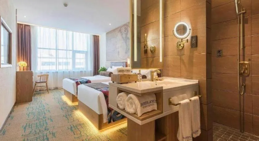 Bed in James Joyce Coffetel Tangshan Zunhua Film City