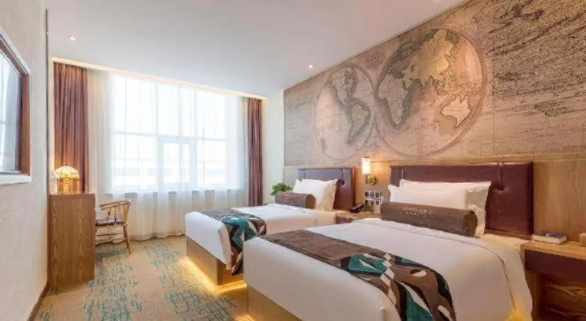 Bed in James Joyce Coffetel Tangshan Zunhua Film City